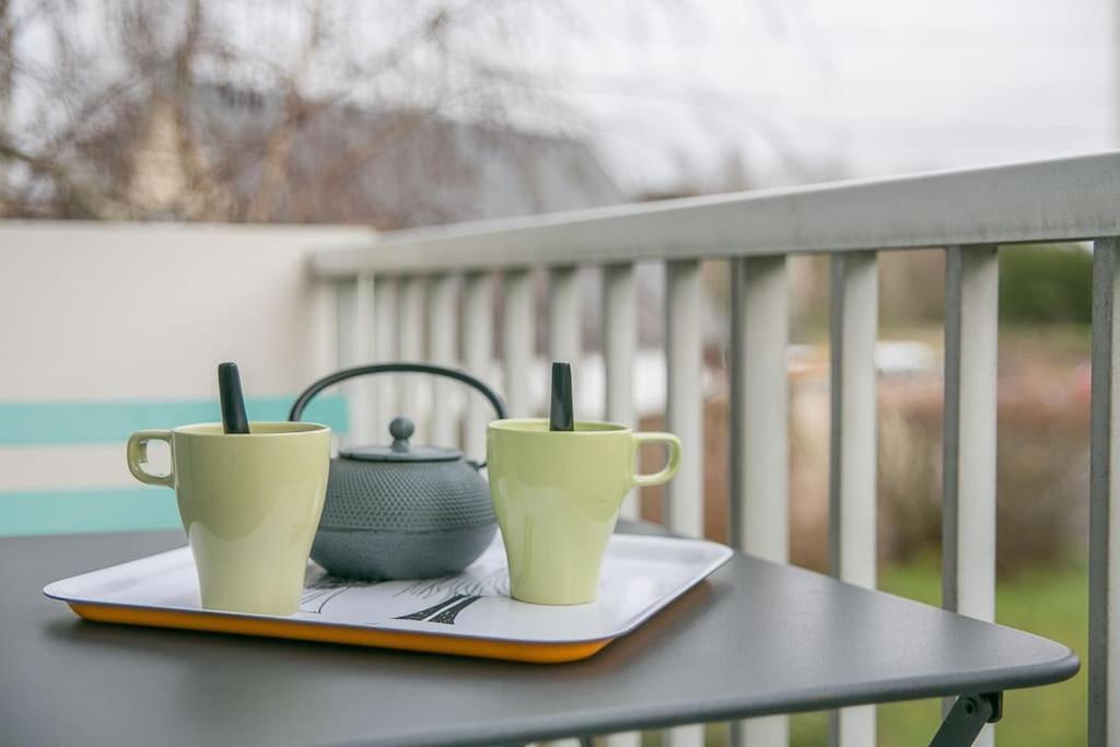 شقة Appt Agreable Avec Balcon Au Sud-Ouest De كان المظهر الخارجي الصورة